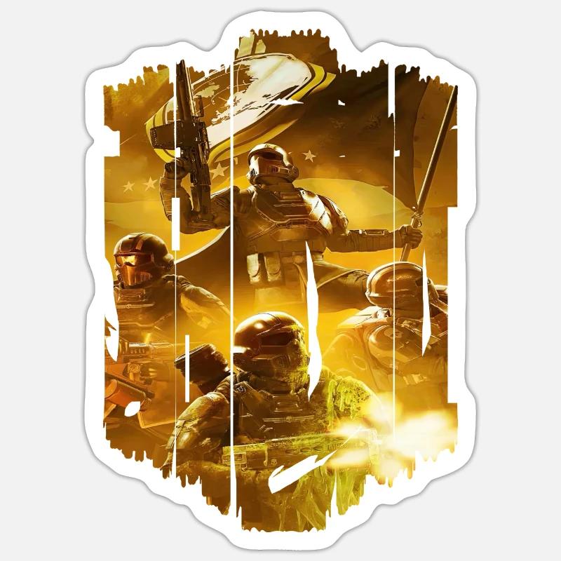 Computer-PC-Spieltechnologie Gamer-Gaming Modern - Sticker Größe S (10 x 10 cm) - Mattweiß