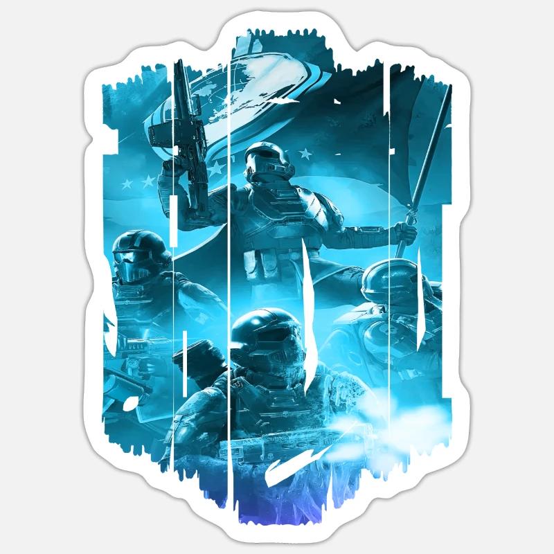 computer pc game technology gamer gaming modern Sticker size S (10 x 10 cm)