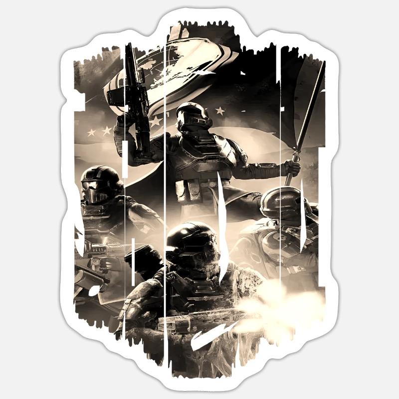 computer pc game technology gamer gaming modern Sticker size S (10 x 10 cm)