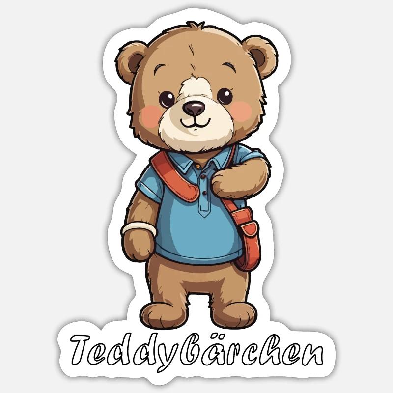 Teddybärchen - Teddybärchen - Teddybärchen Sticker Größe S (10 x 10 cm)