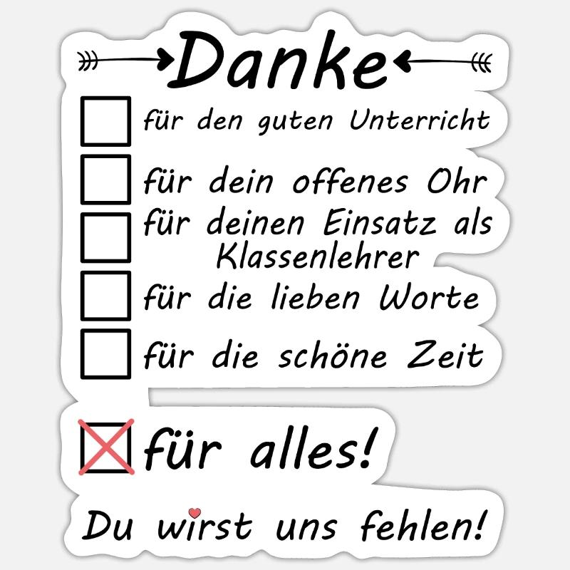 Sticker Größe S (10 x 10 cm) - 