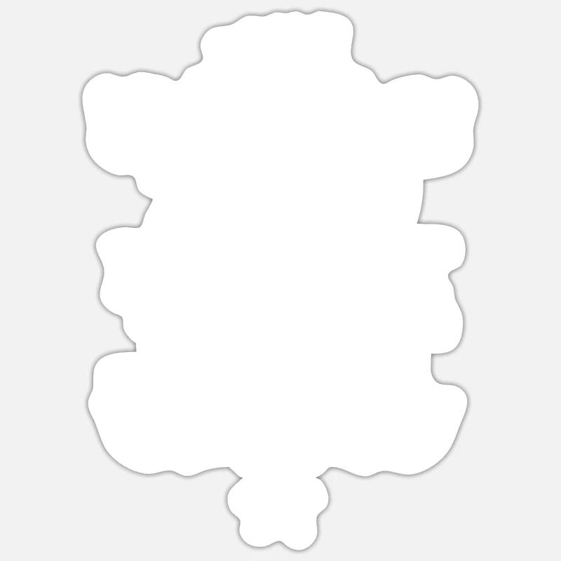 Tammo : Célibataire - Sticker taille S (10 x 10 cm) - blanc mat