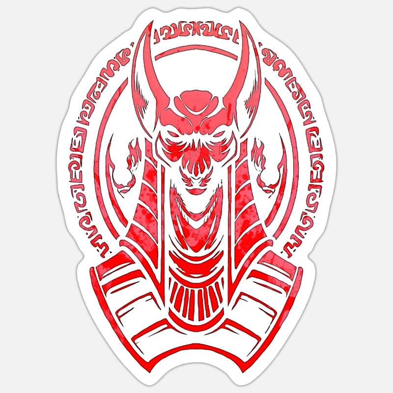 Ägypten-Hieroglyphe Nil-Flagge Pharao-Pyramide Kairo - Sticker Größe S (10 x 10 cm) - Mattweiß
