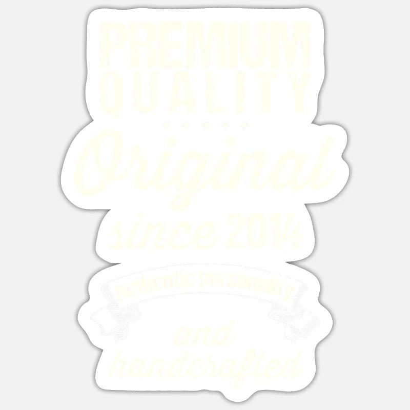 Year 2014 Sticker size S (10 x 10 cm)