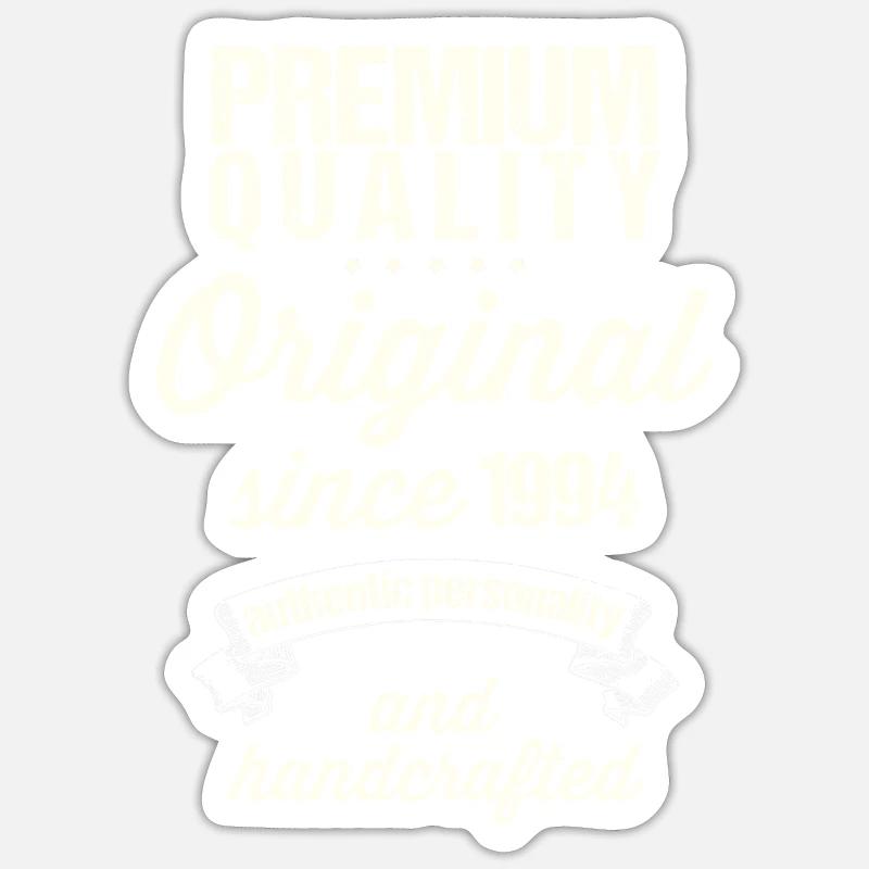 Année 1994 - Sticker taille S (10 x 10 cm) - blanc mat