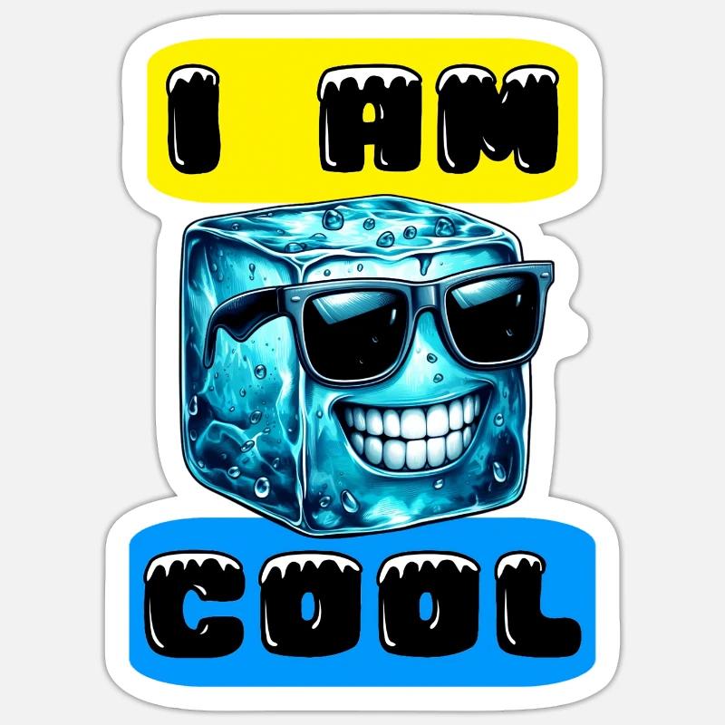 Eis Sticker Größe S (10 x 10 cm)