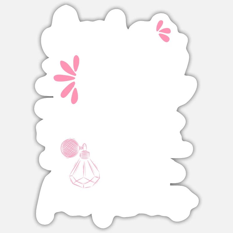 parfum odeur parfumerie luxe Sticker taille S (10 x 10 cm)