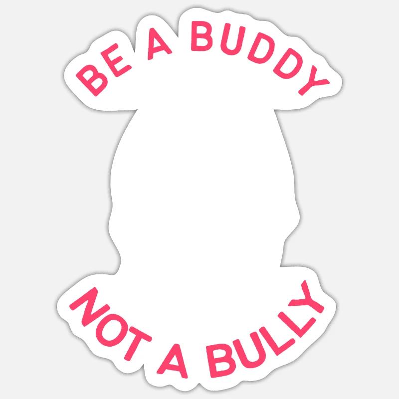 Mobbing - Sticker Größe S (10 x 10 cm) - Mattweiß