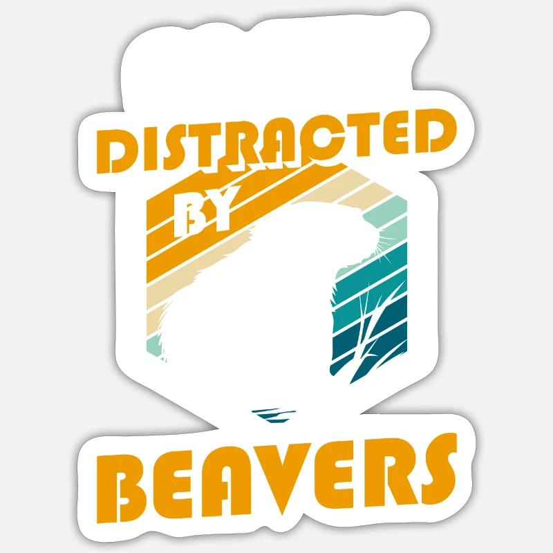 Mère animale Canada Teeth Sticker taille S (10 x 10 cm)