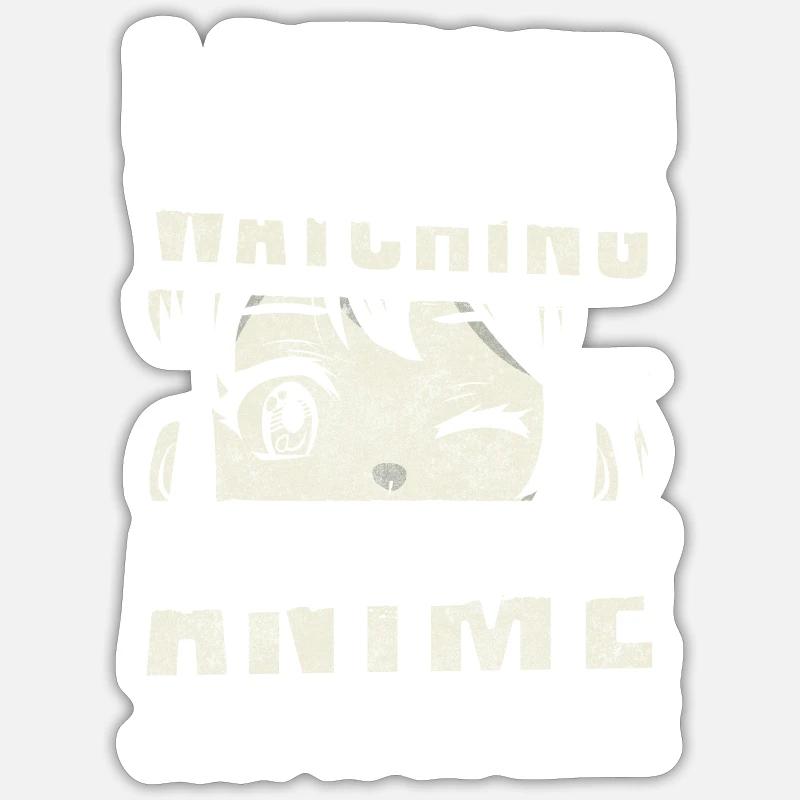 Anime Ramen - Sticker size S (10 x 10 cm) - white matte