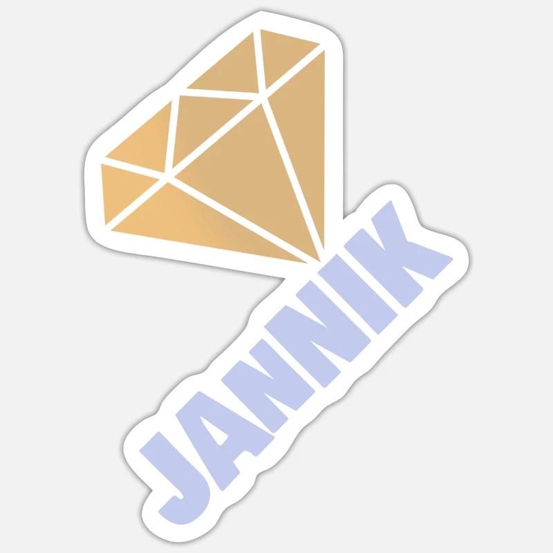 Jannik Sticker size S (10 x 10 cm)