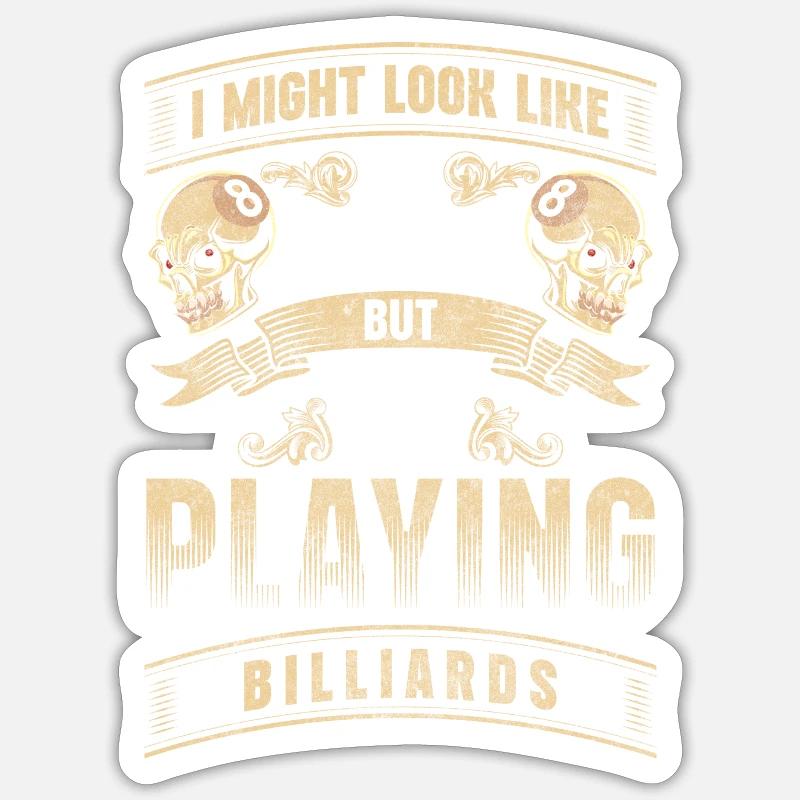Pool Pool Table Ball The Master Sticker size S (10 x 10 cm)