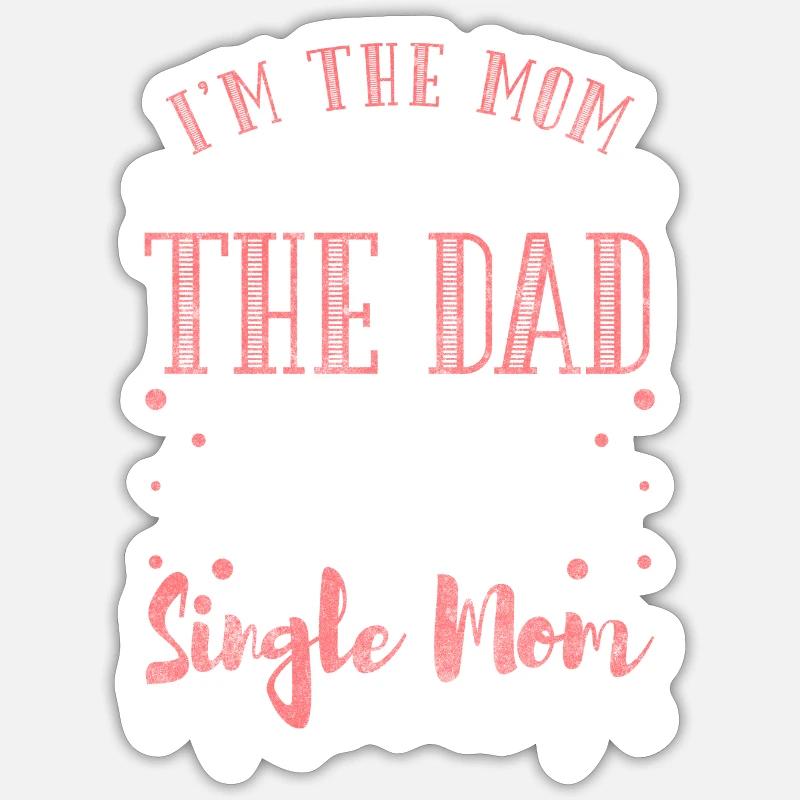 Eltern Team Muttertag Sticker Größe S (10 x 10 cm)