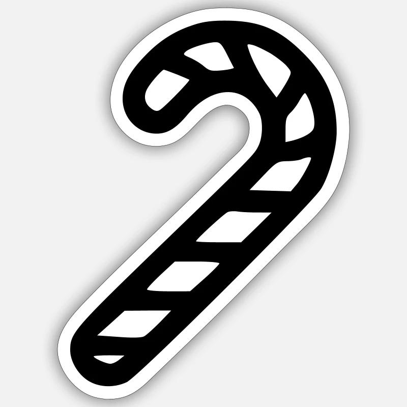 Sugarcane - Sticker size S (10 x 10 cm) - white matte