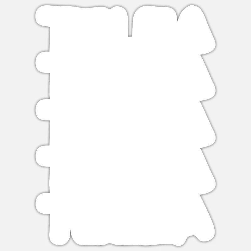 Gift for Tolga - Sticker size S (10 x 10 cm) - white matte