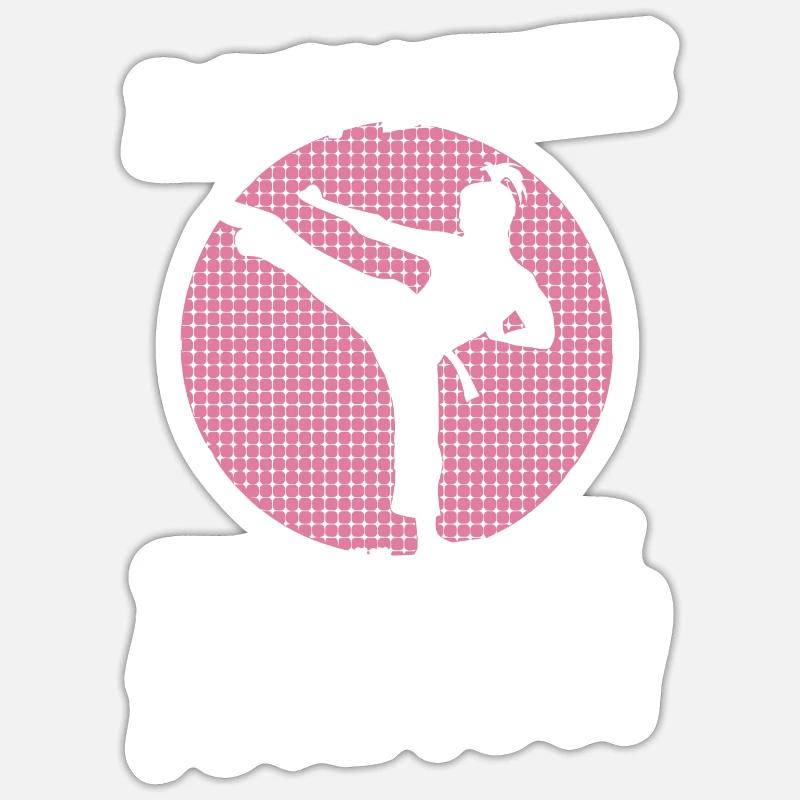 La force dans chaque coup Sticker taille S (10 x 10 cm)