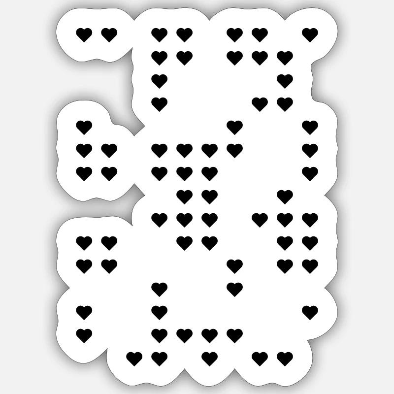 Sticker taille S (10 x 10 cm) - 