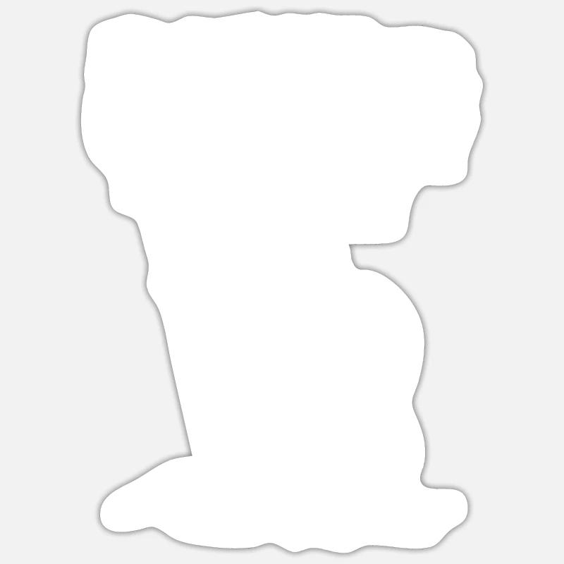 Merbro - Mysterious Hydropower - Sticker size S (10 x 10 cm) - white matte