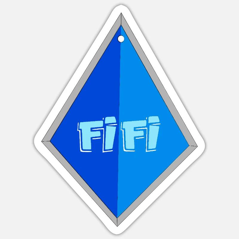 Fifi - Sticker taille S (10 x 10 cm) - blanc mat