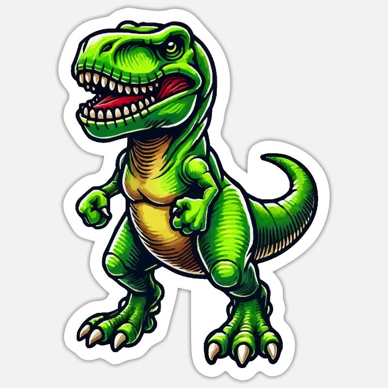Dinosaur T-Rex Sticker size S (10 x 10 cm)