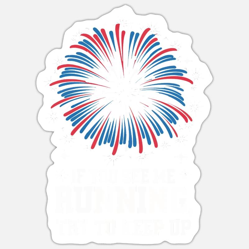 Pyrotechnie Feux d’artifice Pyrotechnie - Sticker taille S (10 x 10 cm) - blanc mat