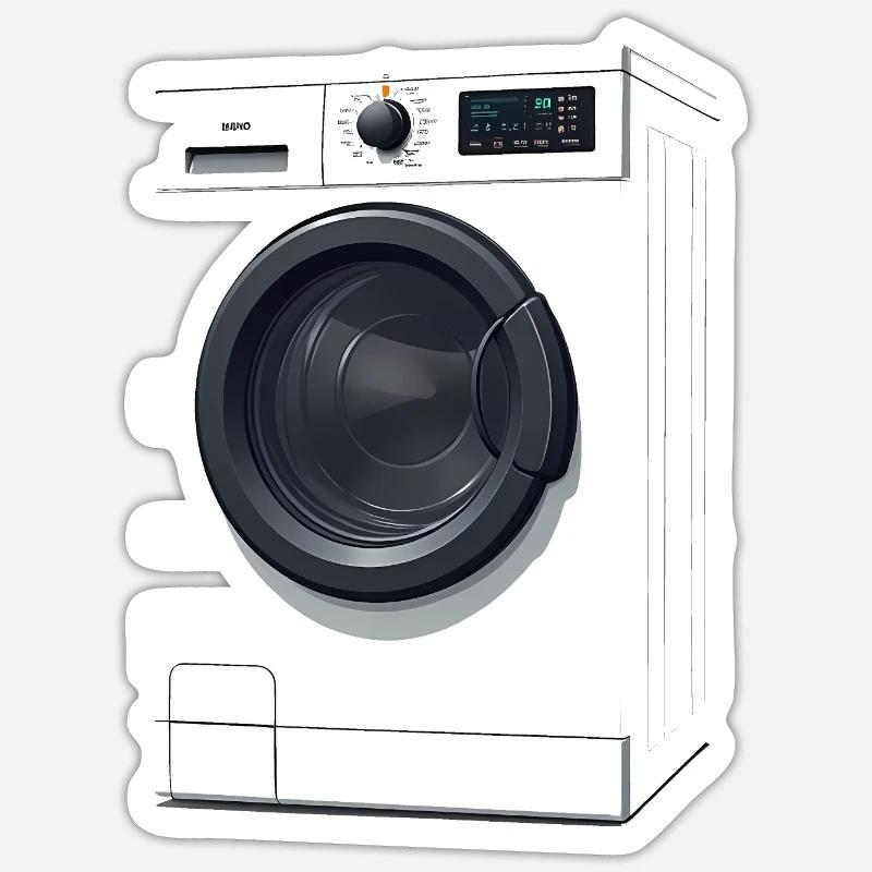 Remplacement de costume de machine à laver Carnaval Sticker taille S (10 x 10 cm)