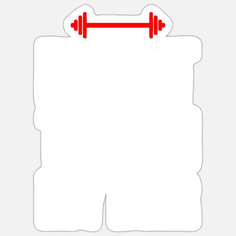 Don't touch my bar - Sticker size S (10 x 10 cm) - white matte