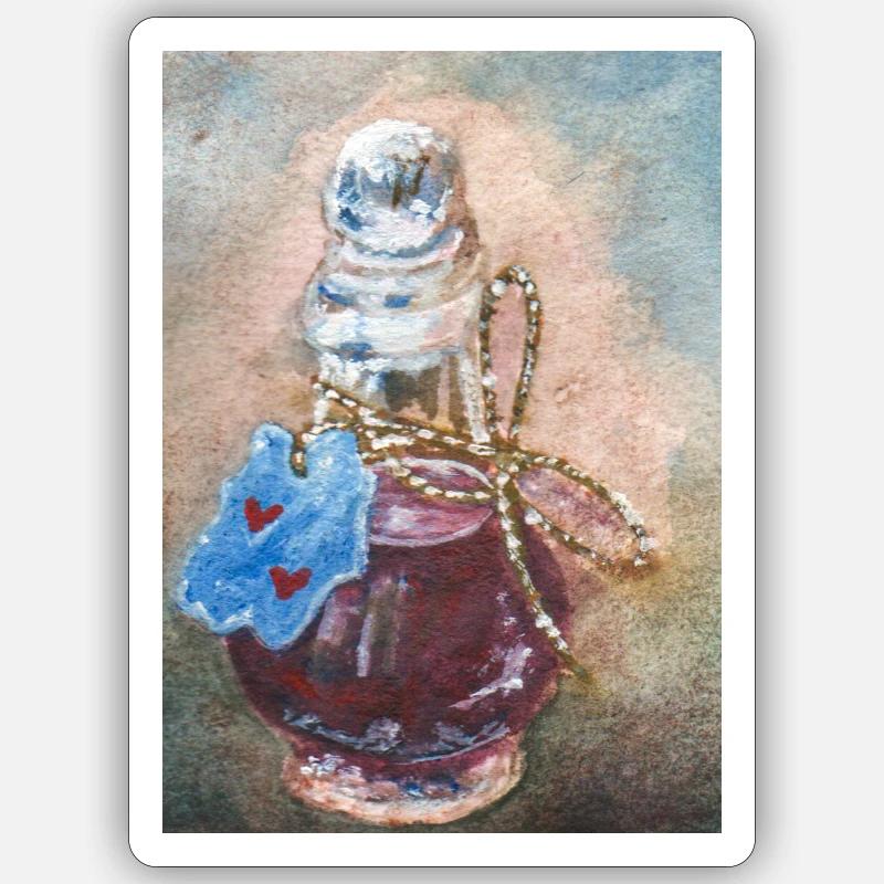 Potion - Sticker taille S (10 x 10 cm) - blanc mat