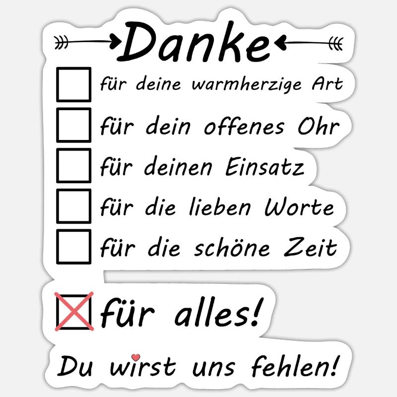 Sticker Größe S (10 x 10 cm) - 