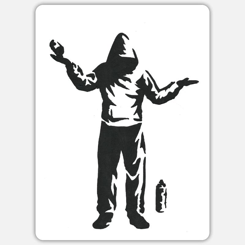 Sprayer - Sticker Größe S (10 x 10 cm) - Mattweiß