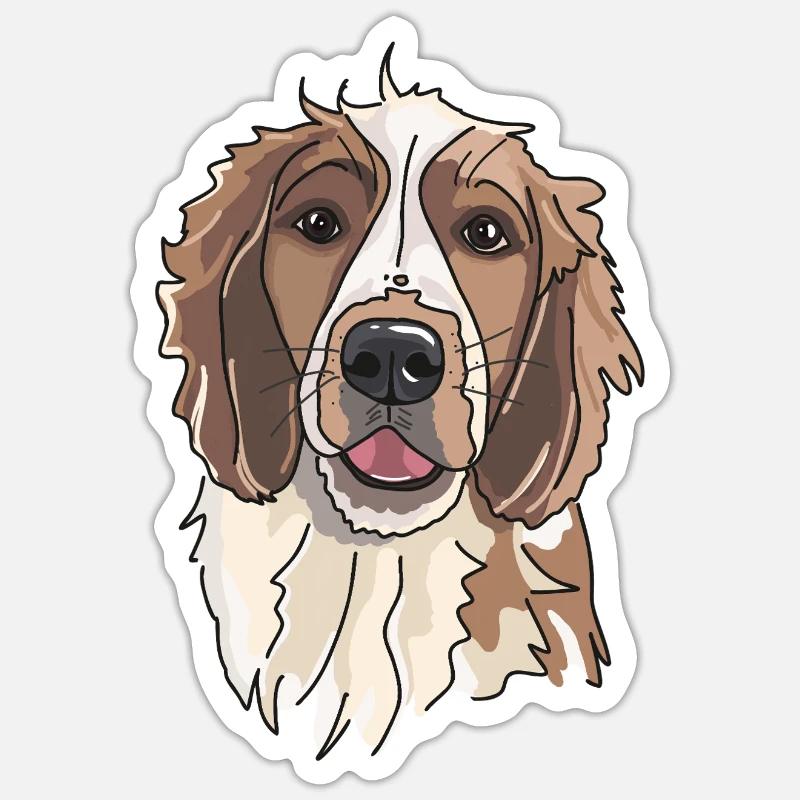 Welsh Springer Spaniel Sticker size S (10 x 10 cm)