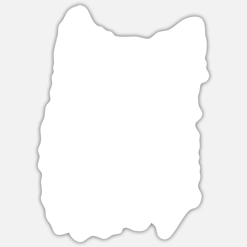 Dramatic Husky Sticker size S (10 x 10 cm)