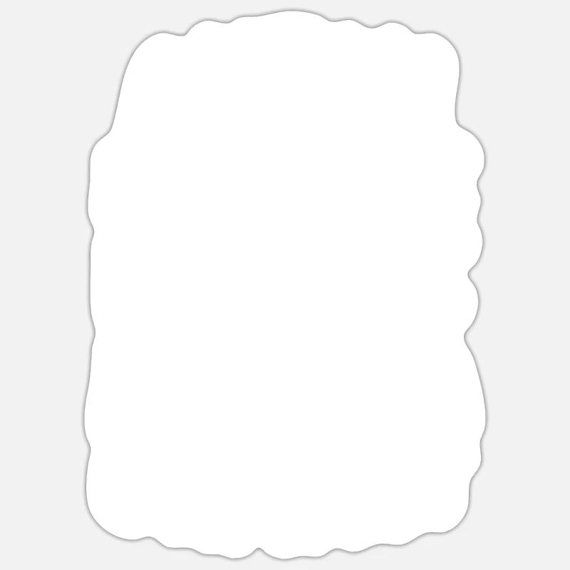 Anton comme un dicton - Sticker taille S (10 x 10 cm) - blanc mat