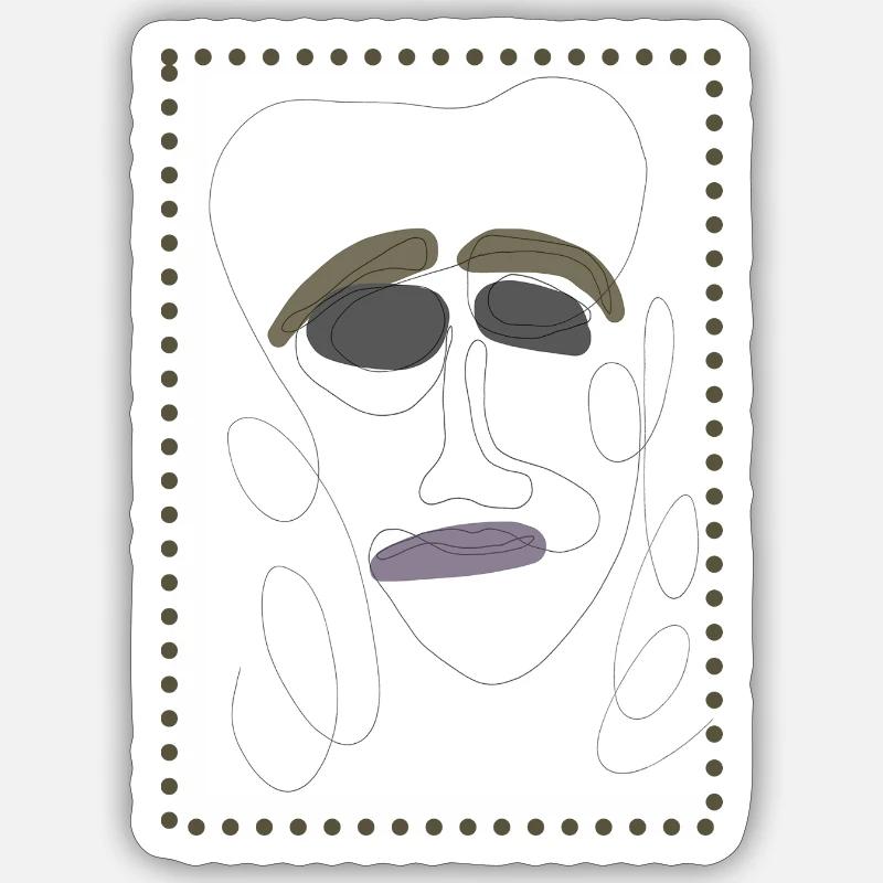 Parler de sentiments 3 - Sticker taille S (10 x 10 cm) - blanc mat