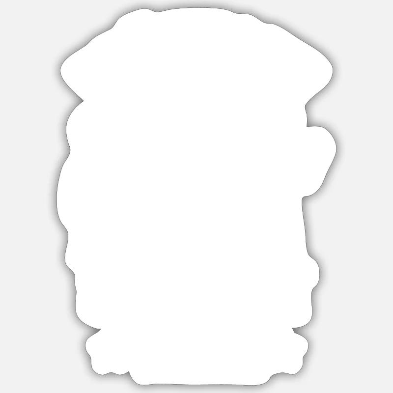 Bräutigam Support Team Hochzeit - Sticker Größe S (10 x 10 cm) - Mattweiß