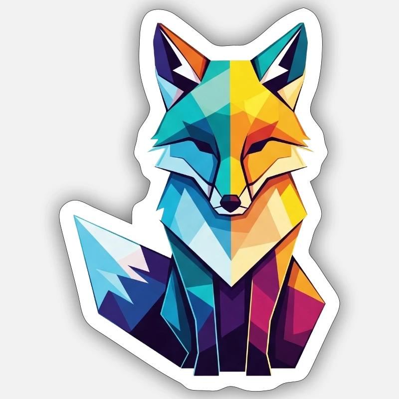Fox Sticker size S (10 x 10 cm)
