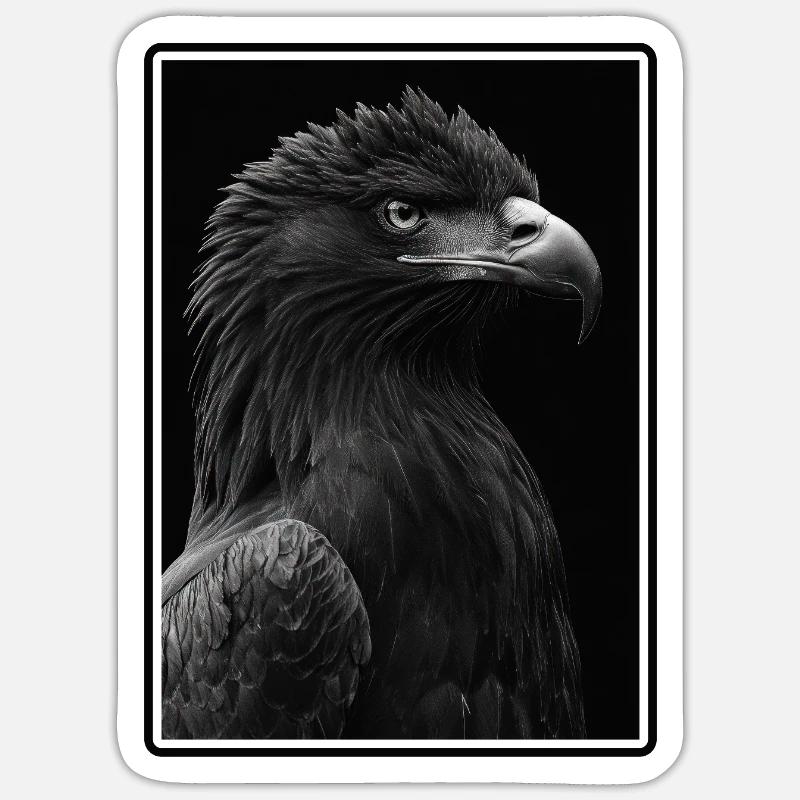 Aigle - Sticker taille S (10 x 10 cm) - blanc mat