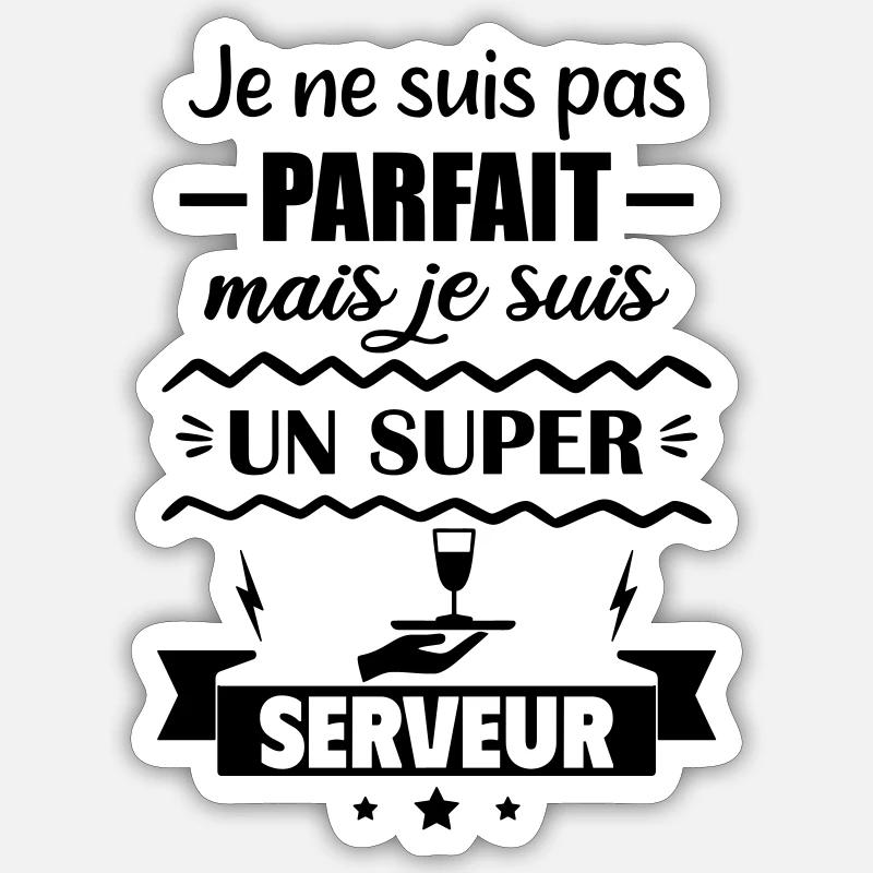 Not perfect but great server Sticker size S (10 x 10 cm)