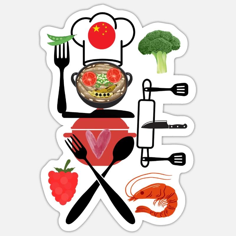 Sticker Größe S (10 x 10 cm) - 