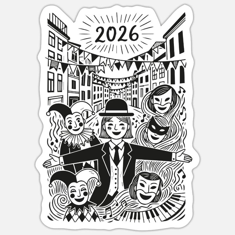 Sticker Größe S (10 x 10 cm) - 