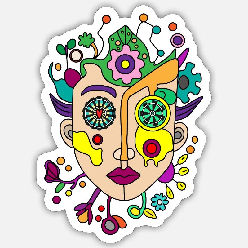 Sticker taille S (10 x 10 cm) - 
