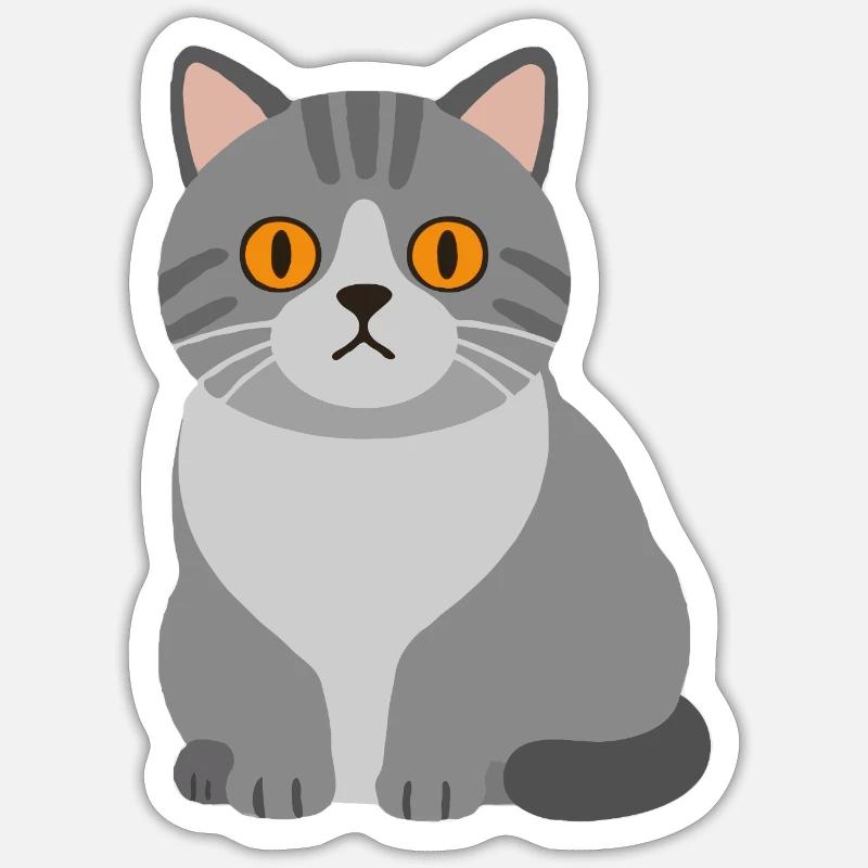 Bellissimo Teodoro - Sticker taille S (10 x 10 cm) - blanc mat