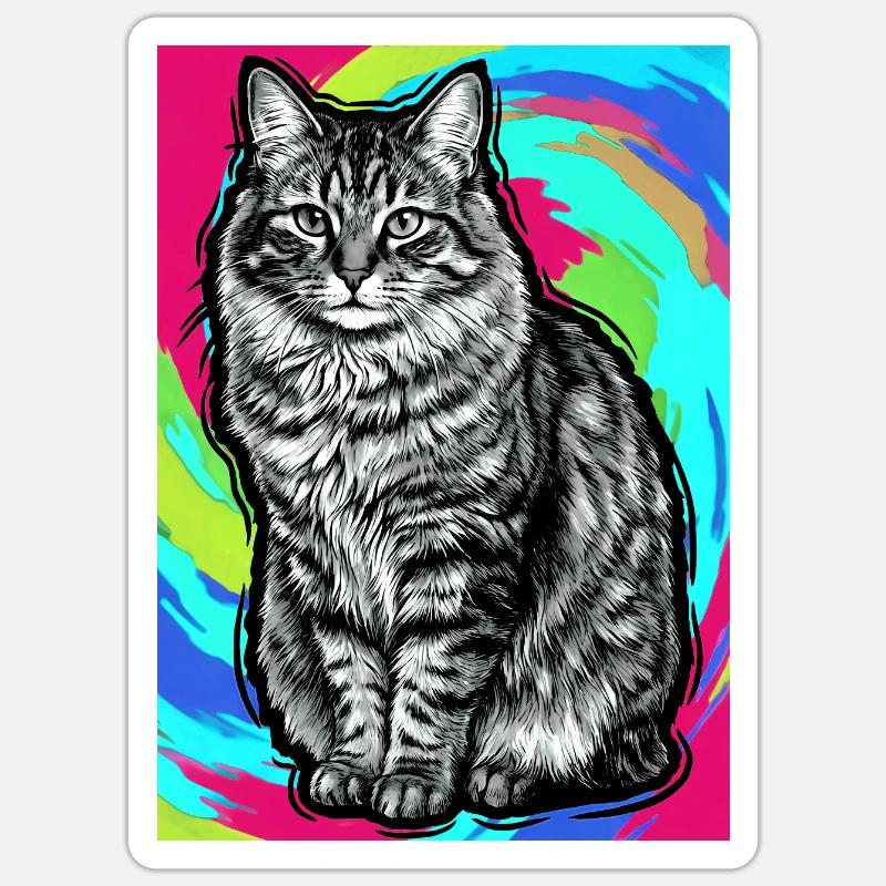 Sticker Größe S (10 x 10 cm) - 