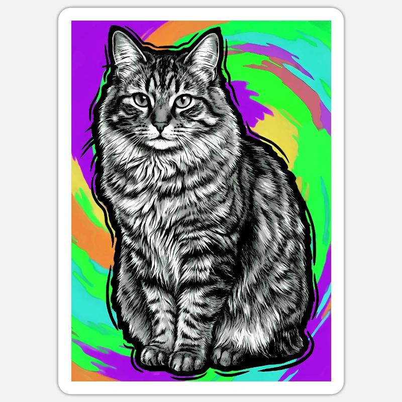 Sticker Größe S (10 x 10 cm) - 