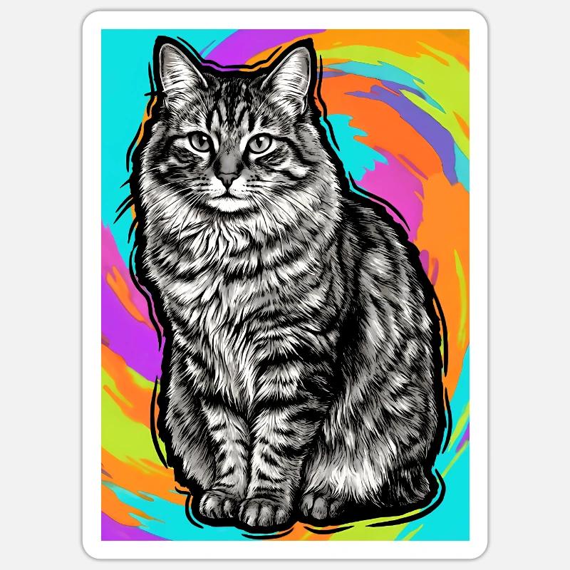 Sticker Größe S (10 x 10 cm) - 