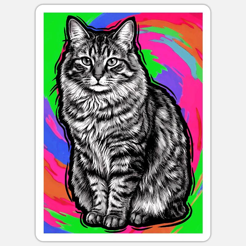 Sticker Größe S (10 x 10 cm) - 