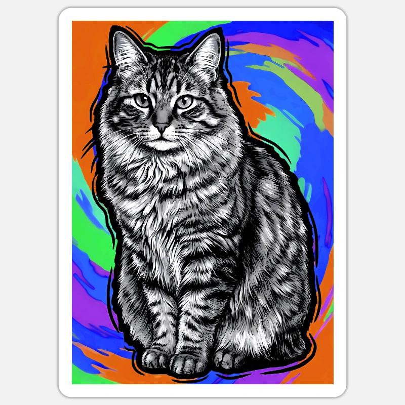 Sticker taille S (10 x 10 cm) - 