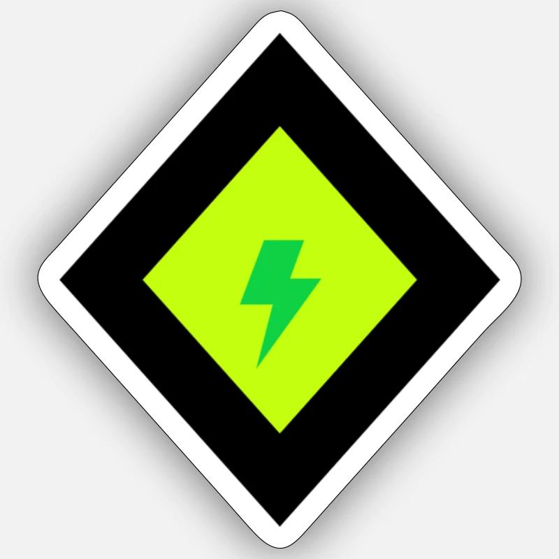 Danger Sticker Größe S (10 x 10 cm)