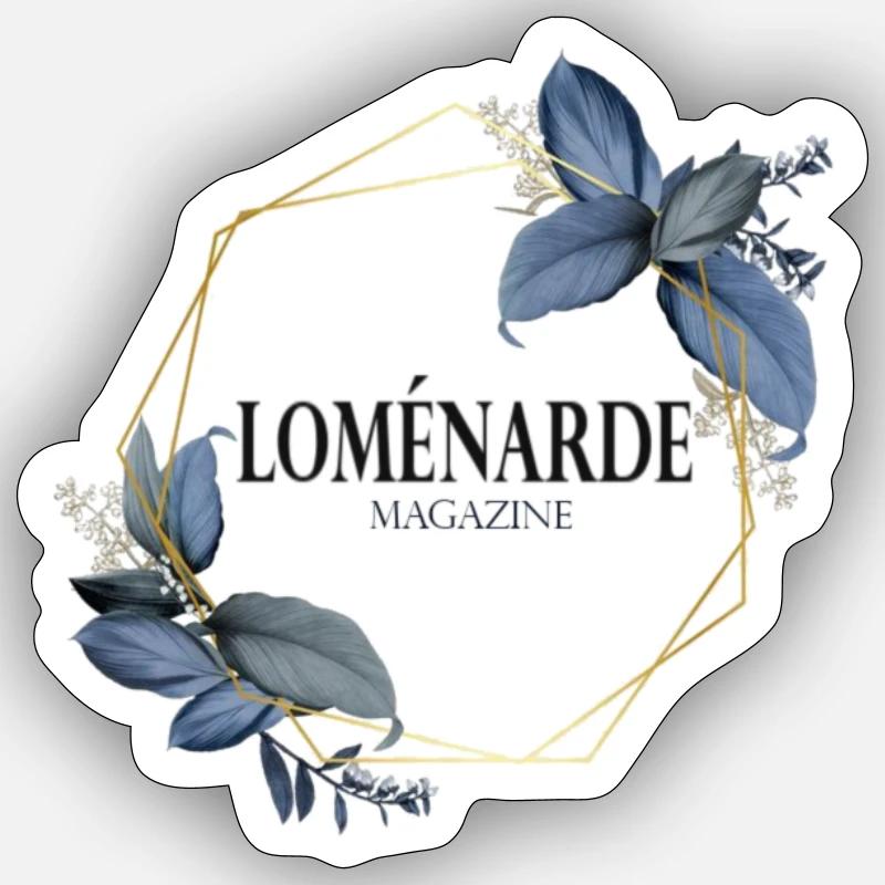 LOMENEW LOGO - Sticker taille S (10 x 10 cm) - blanc mat