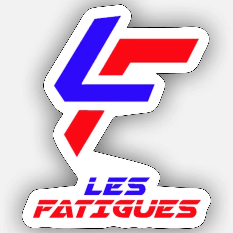 LF Team - Sticker taille S (10 x 10 cm) - blanc mat